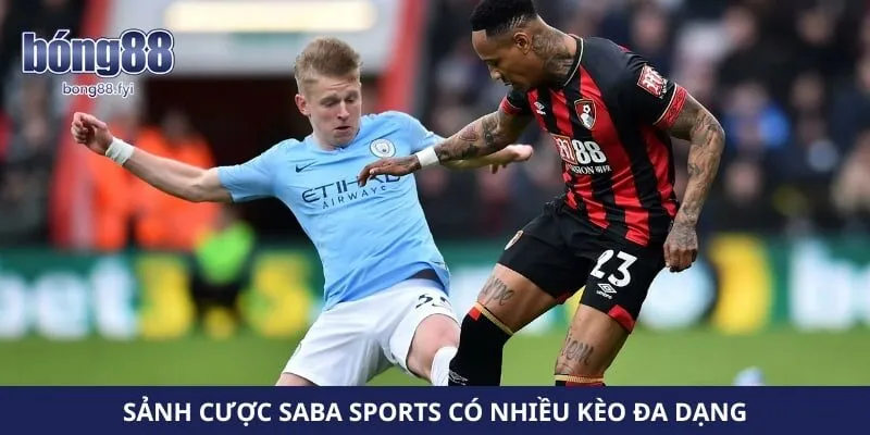 Sảnh cược saba sports có nhiều kèo đa dạng